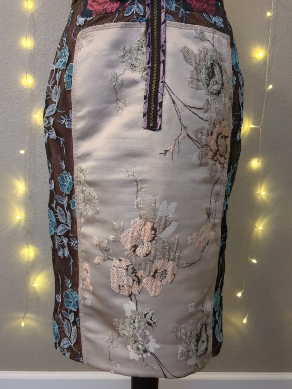 Anthropologie Byron Lars Beguile Pieced Brocade Dress Size 8 - Picture 3 of 13